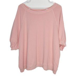 Treasure & Bond - Pale Pink SS Sweatshirt - XL
